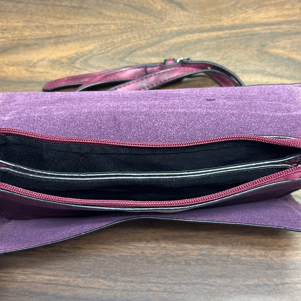 Tory Burch Burgundy Crossbody Bag - Picture 3 of 4